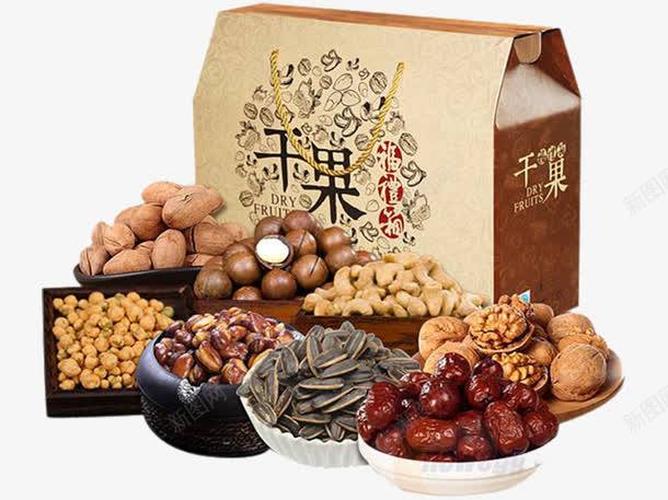礼盒坚果礼盒食品包装 创意素材 坚果零食素材